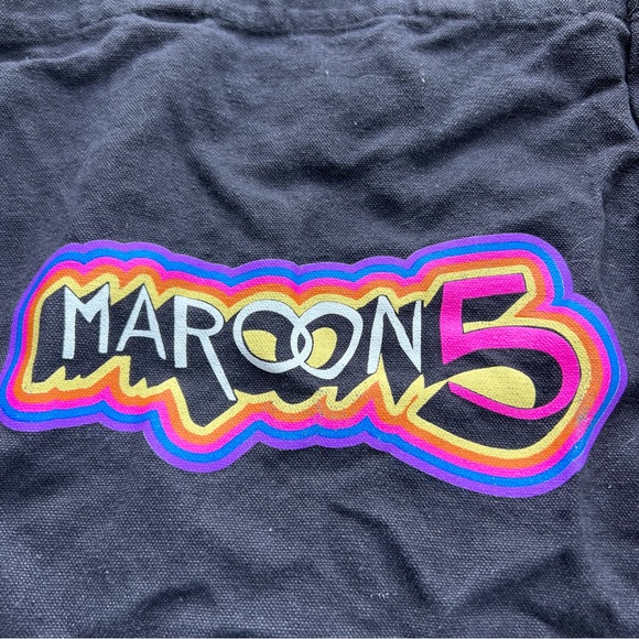 Maroon 5 Black Canvas Tote Bag - Picture 2 of 6